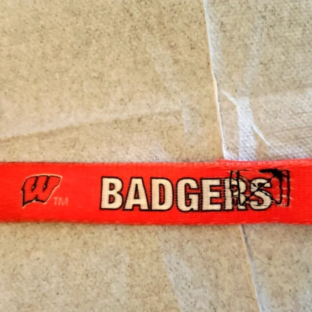 NCAA Officially Licensed Wisconsin Badgers Dog Collar Size Large